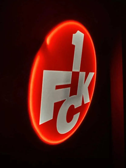 1 FC Kaiserslautern Lampe LED-Leuchtschild