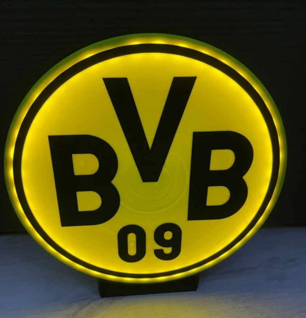 Borussia Dortmund 09 LED-Leuchtschild