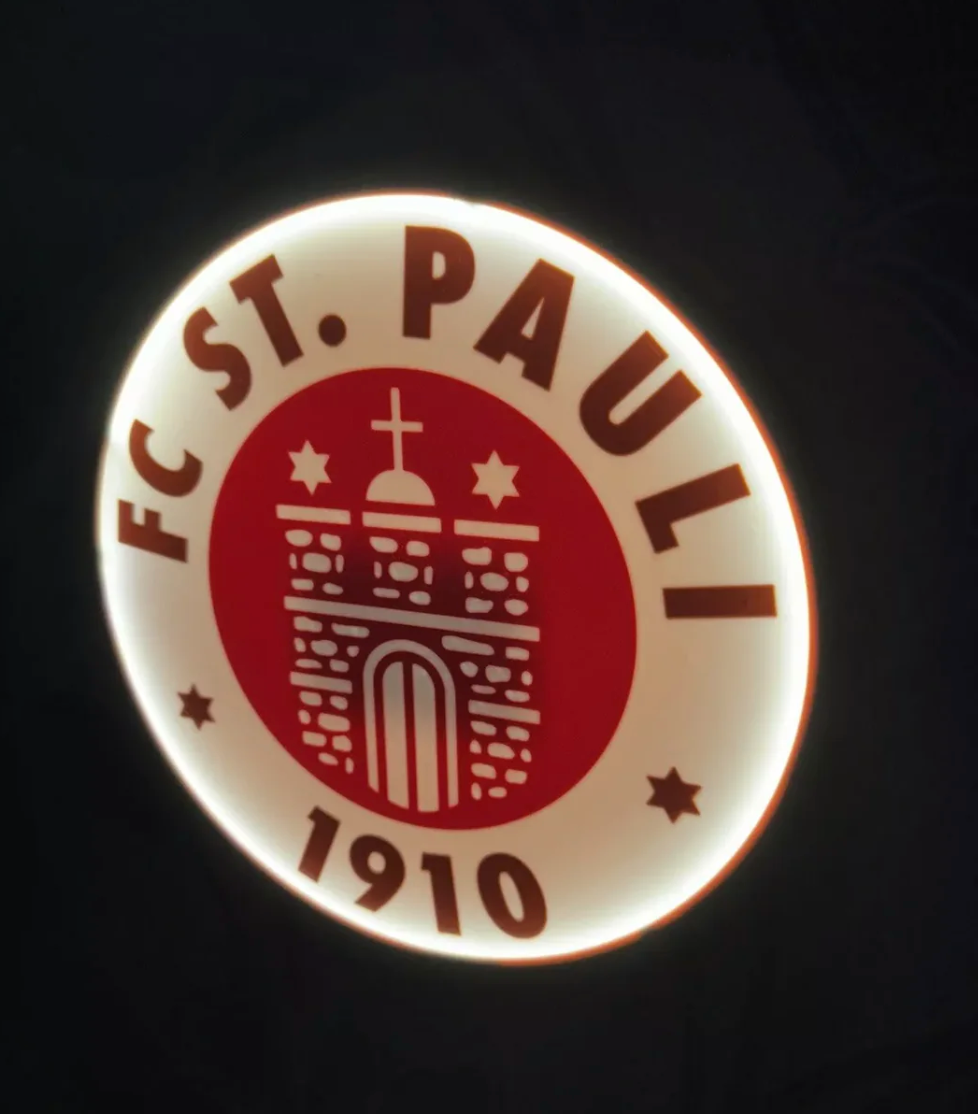 FC St. Pauli LED-Leuchtschild