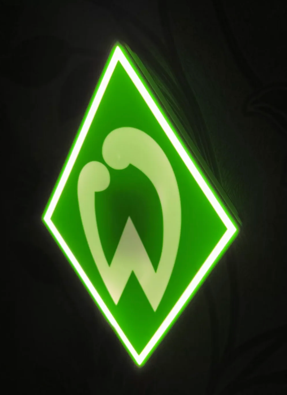 Werder Bremen LED-Leuchtschild