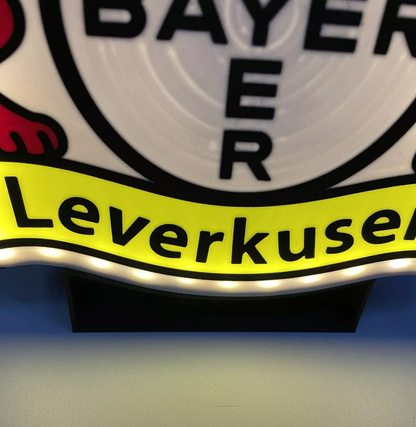 Bayer 04 Leverkusen LED-Leuchtschild