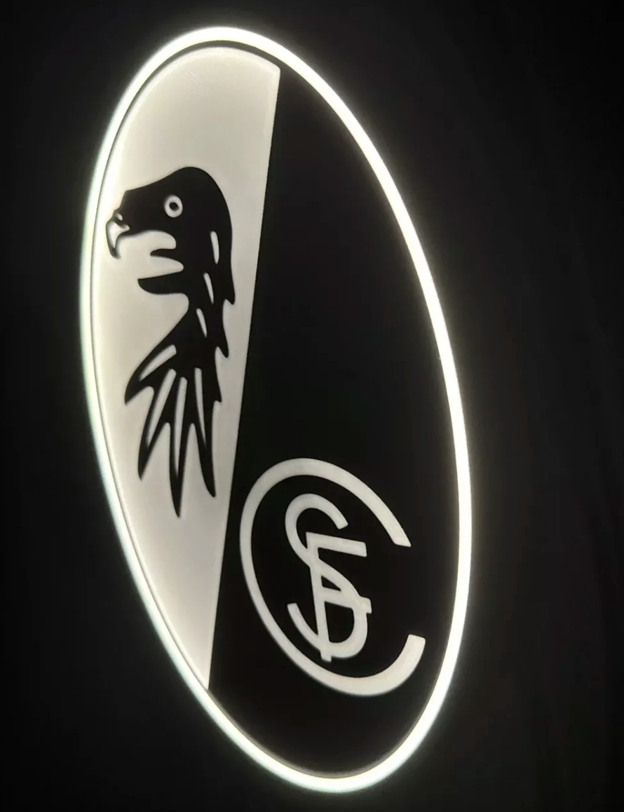 SC Freiburg LED-Leuchtschild
