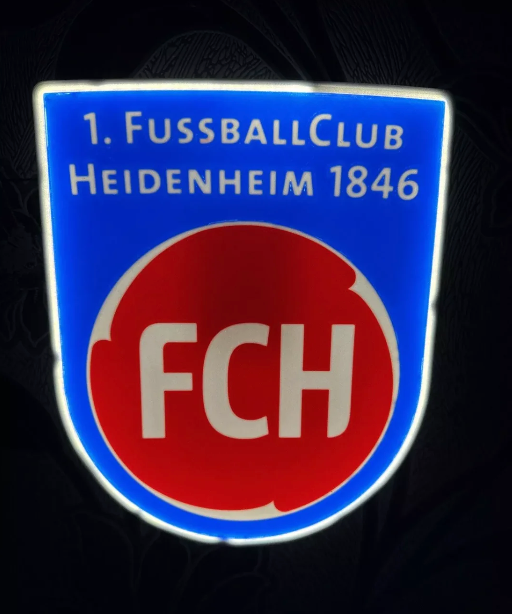 1. FC Heidenheim LED-Leuchtschild