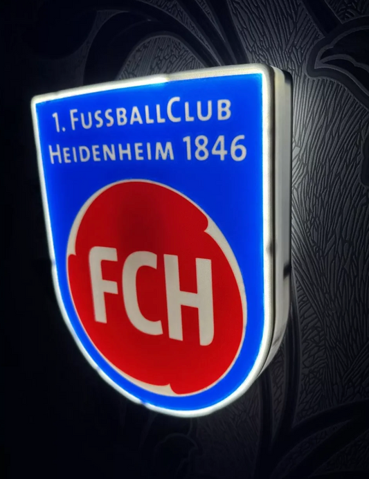1. FC Heidenheim LED-Leuchtschild