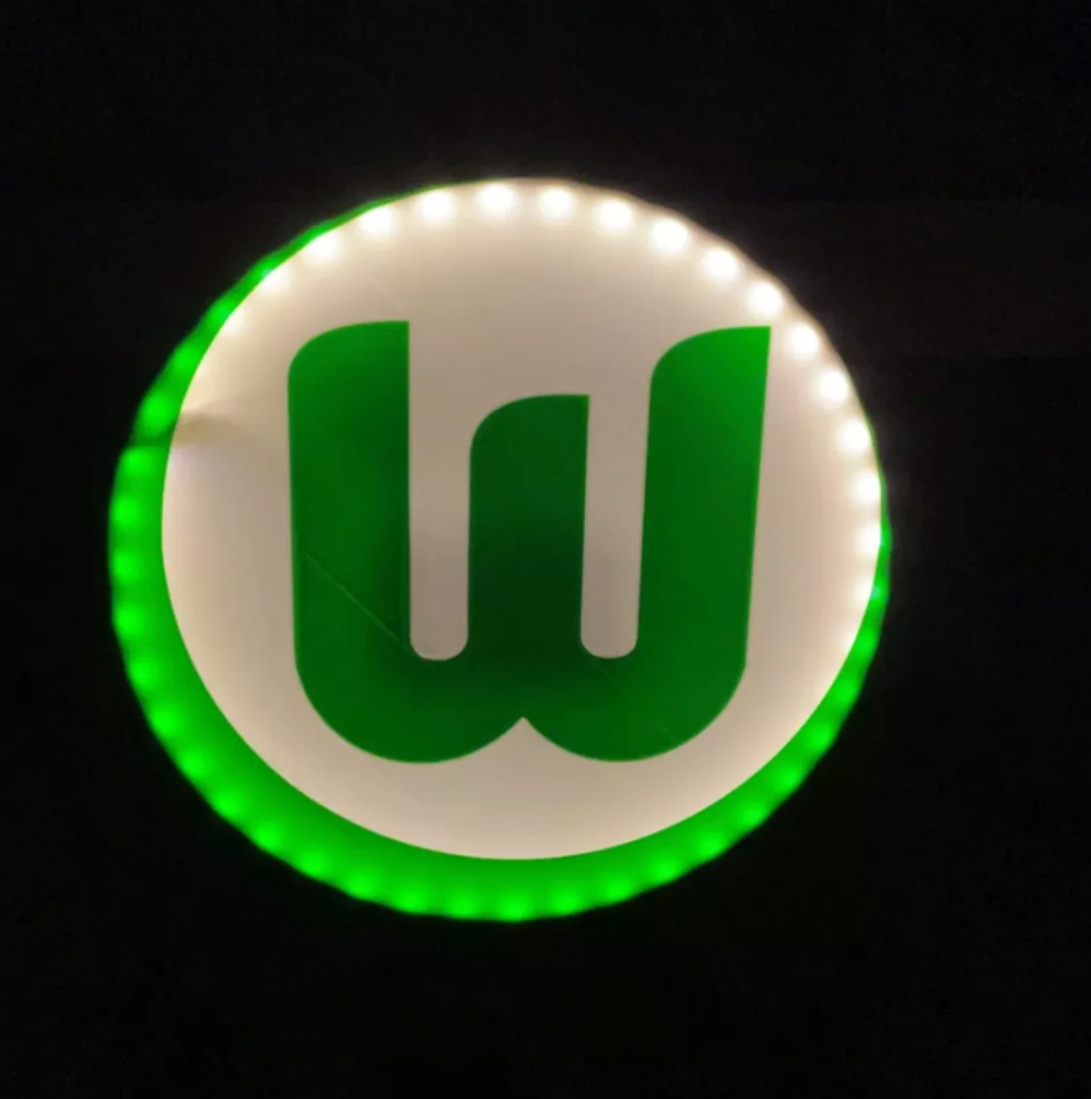 VFL Wolfsburg LED-Leuchtschild