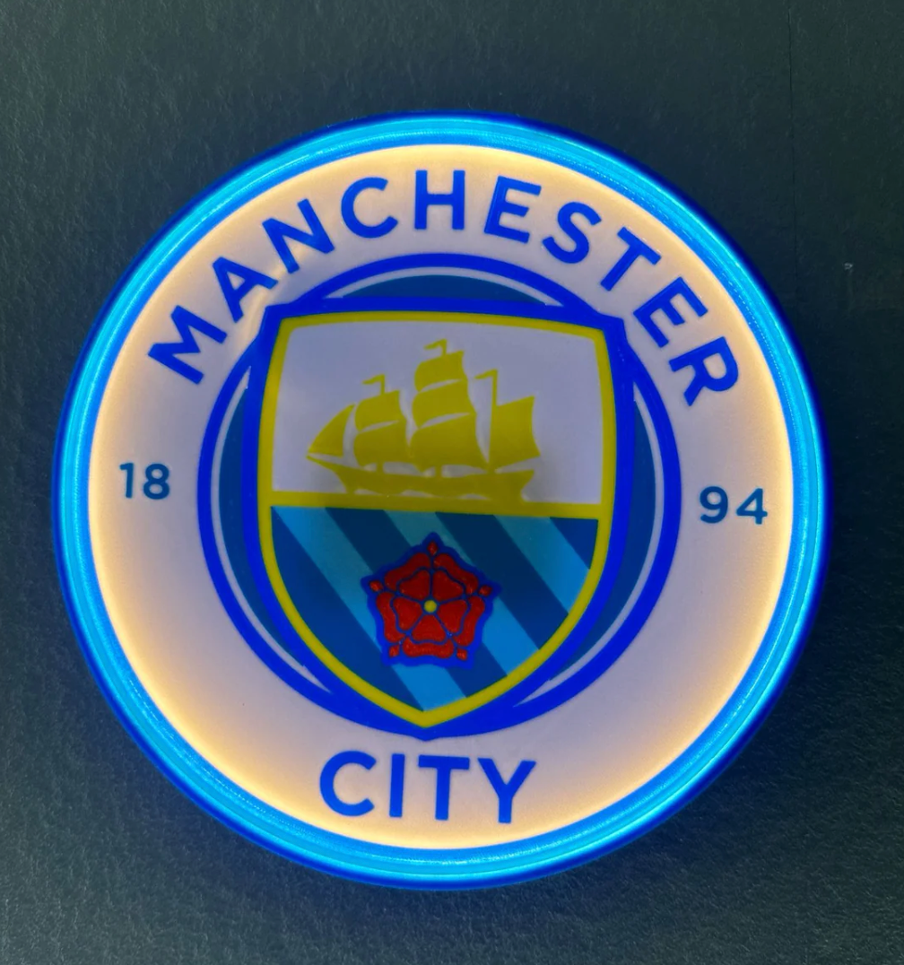 Manchester City LED-Leuchtschild