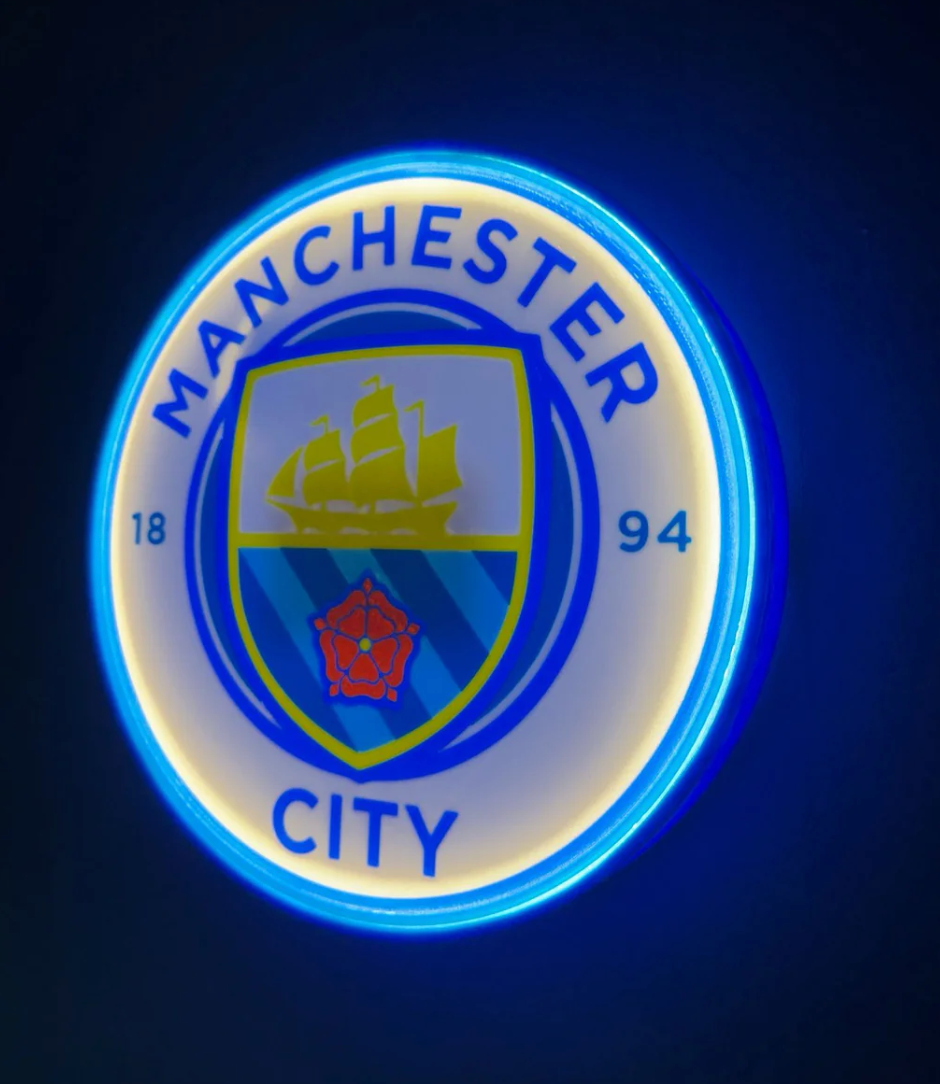 Manchester City LED-Leuchtschild