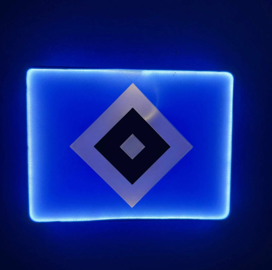 Hamburger SV LED-Leuchtchild