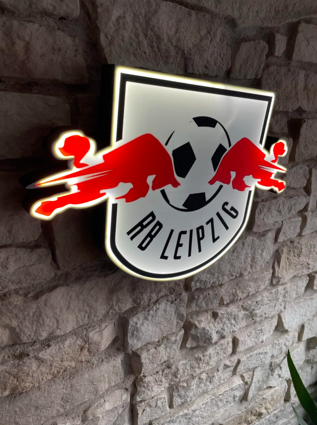RB Leipzig LED-Leuchtschild