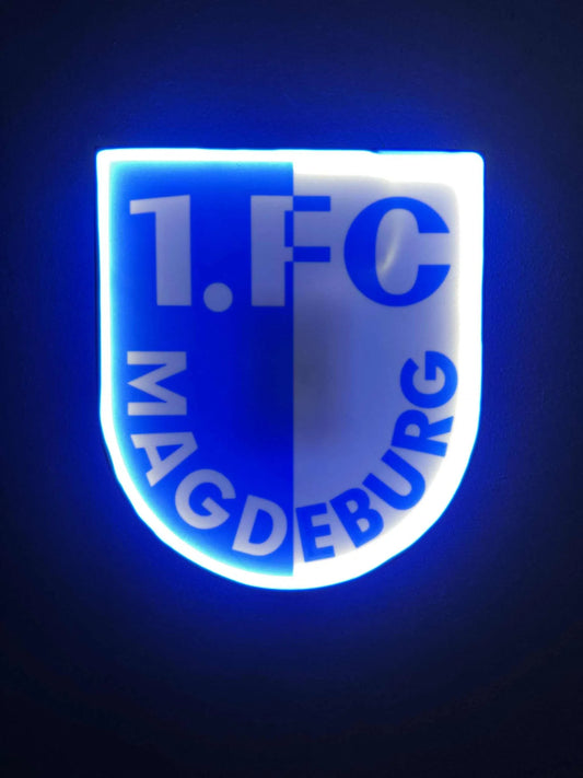 1 FC Magdeburg LED-Leuchtschild