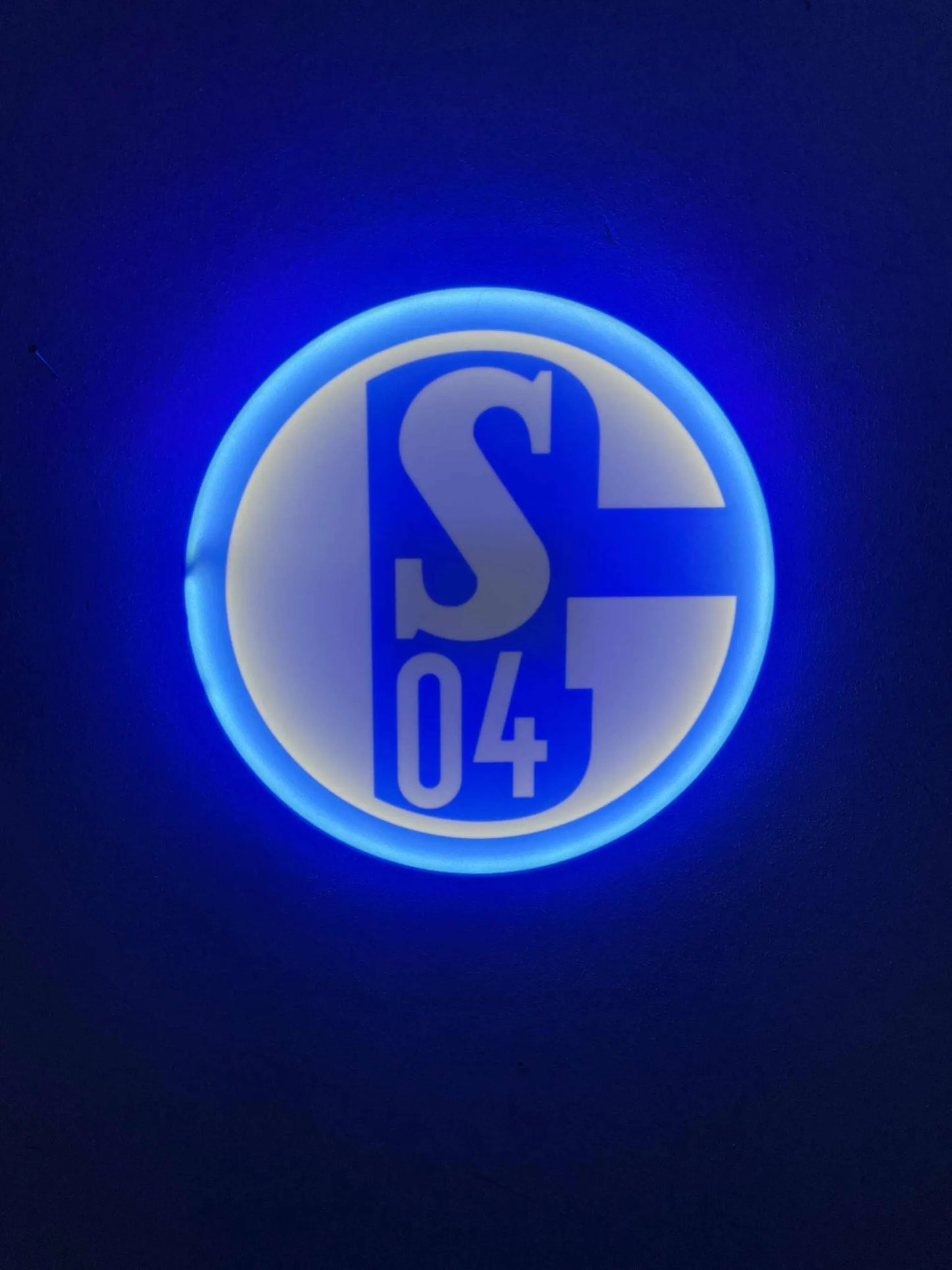 Schalke 04 LED-Leuchtschild